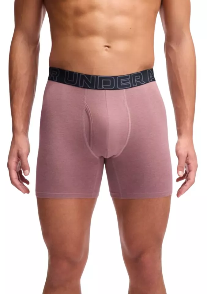 Boxeri Under Armour SOLID 6in 3 Pack Boxer Shorts