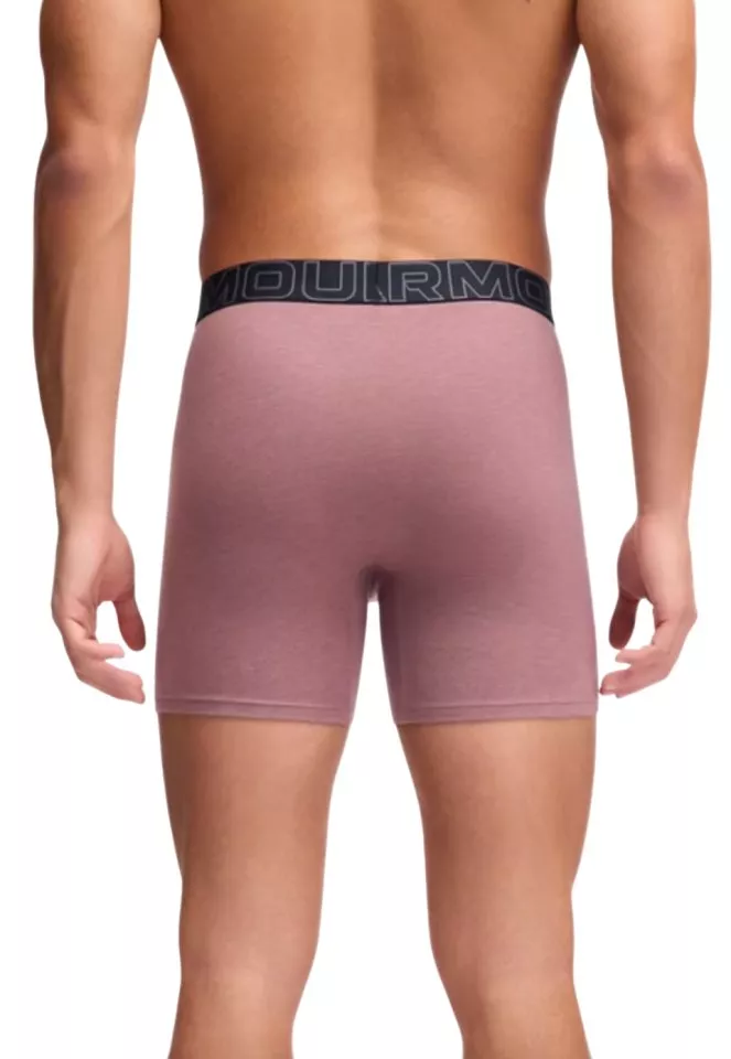 Boxeri Under Armour SOLID 6in 3 Pack Boxer Shorts