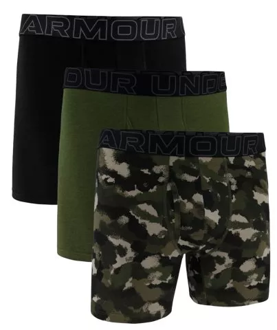 UA PERFORMANCE COTTON - PRINT 6 IN 3PK
