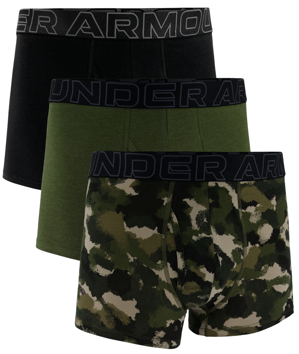 Bokserki Under Armour UA PERFORMANCE COTTON - PRINT 3 IN 3PK