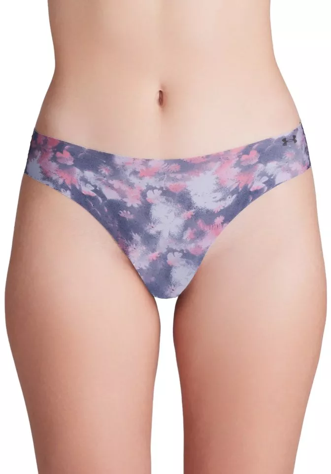 Dámské kalhotky Under Armour Pure Stretch 3-Pack Printed No Show Thong (3 kusy)