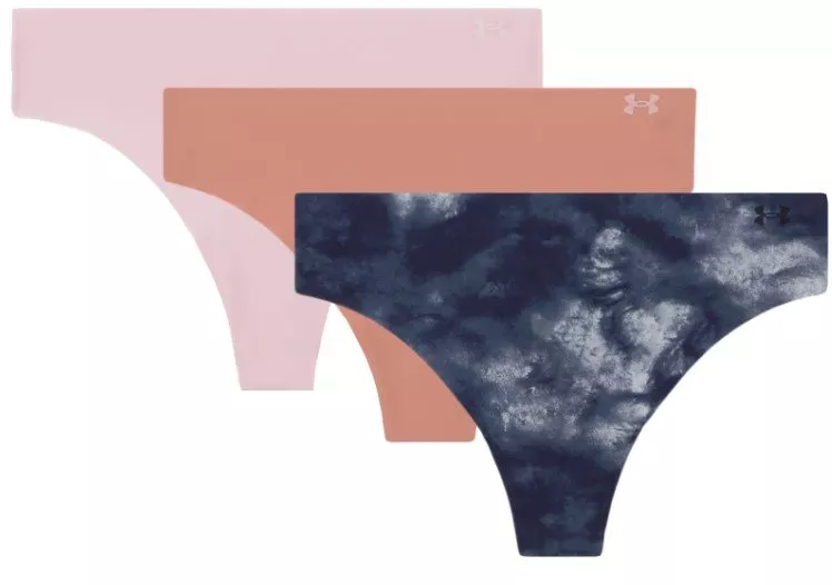 Slips Under Armour UA PURE STRETCH NO SHOW THONG -PRINT 3PK