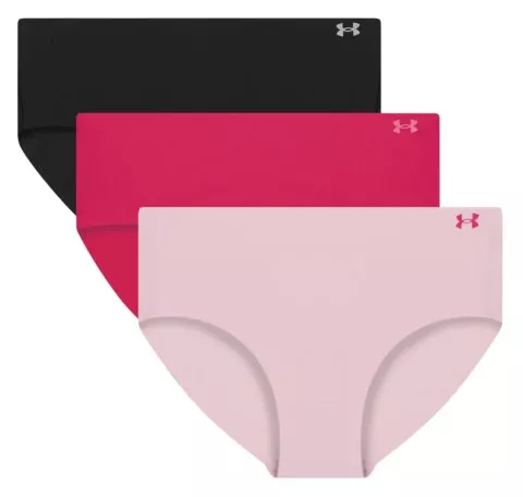 UA PURE STRETCH NO SHOW HIPSTER-SOLID3PK