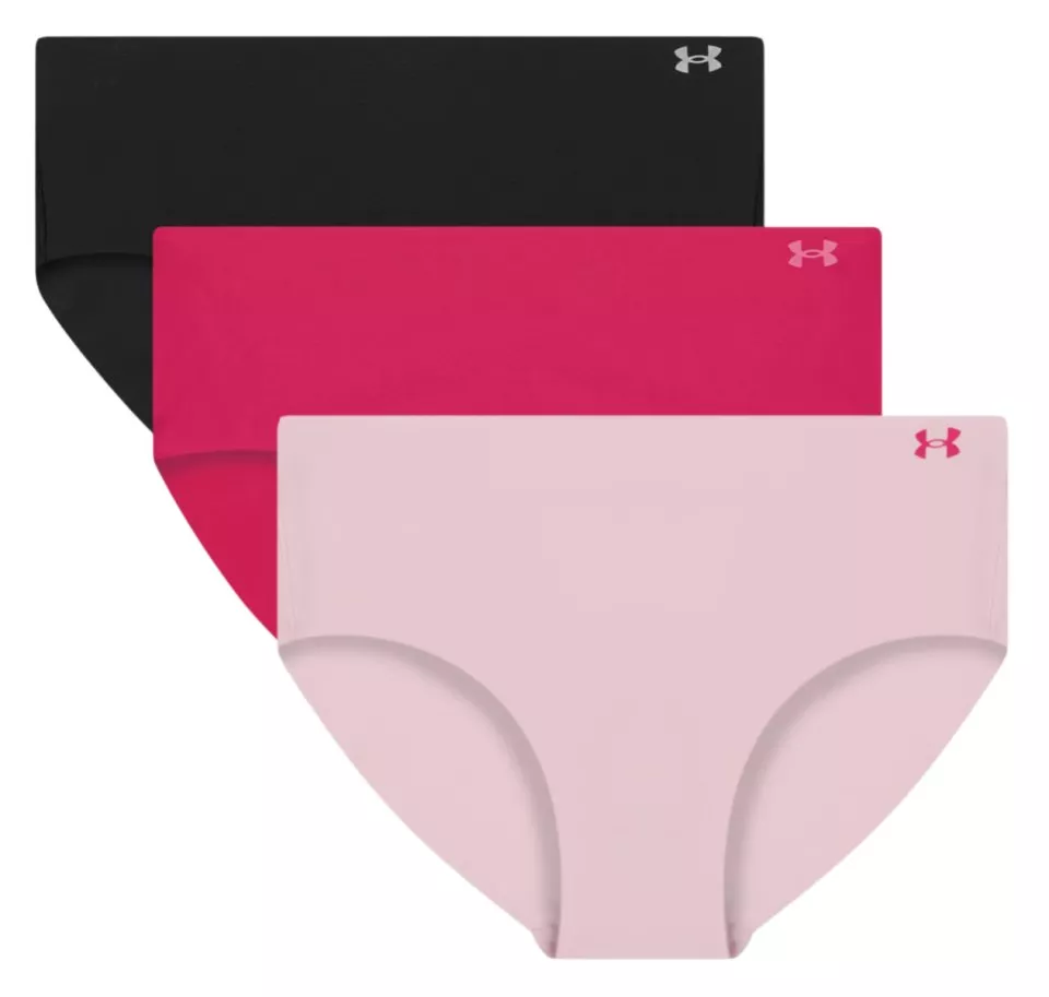 Panties Under Armour UA PURE STRETCH NO SHOW HIPSTER-SOLID3PK