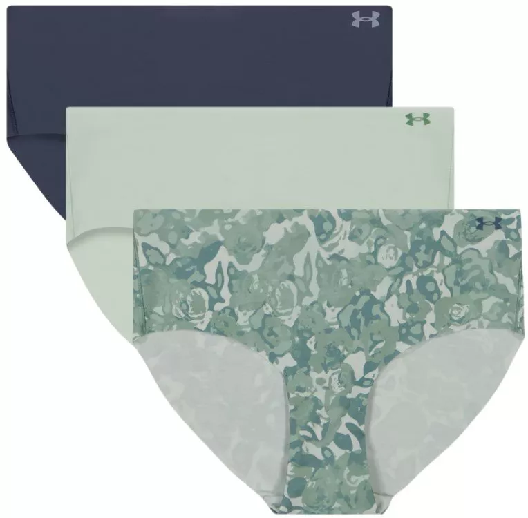 Slips Under Armour UA PURE STRETCH NOSHOW HIPSTER-PRINT 3PK