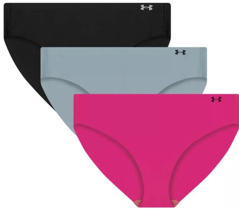 Underbukser Under Armour UA PURE STRETCH NO SHOW BIKINI-SOLID 3PK