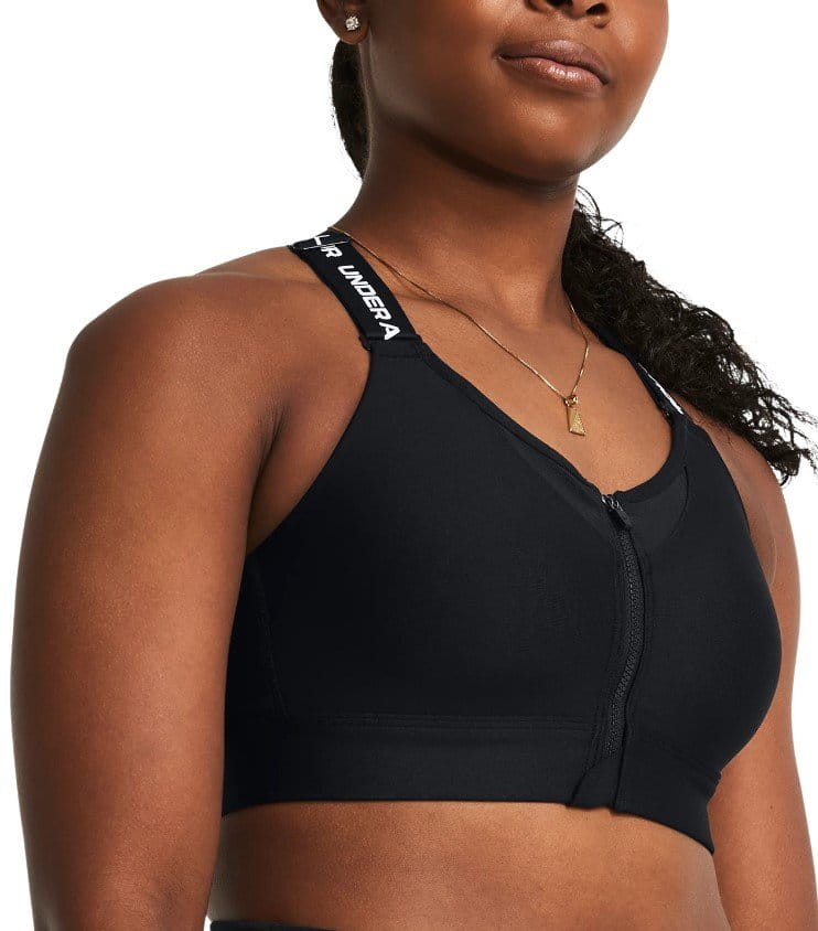 BH Under Armour UA Infinity High Zip 2.0 Bra-BLK