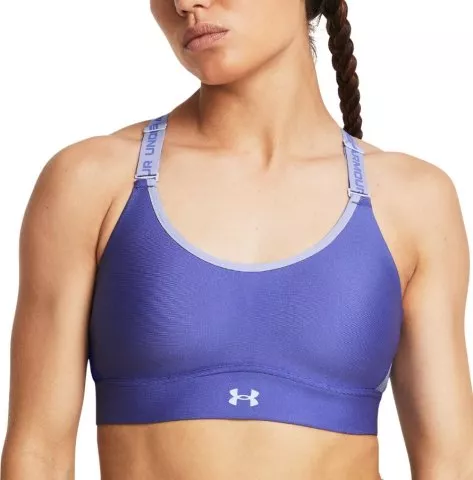 UA Infinity High Zip 2.0 Bra-BLK