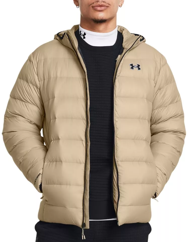 Pánská bunda s kapucí Under Armour Legend Down Hooded Jacket