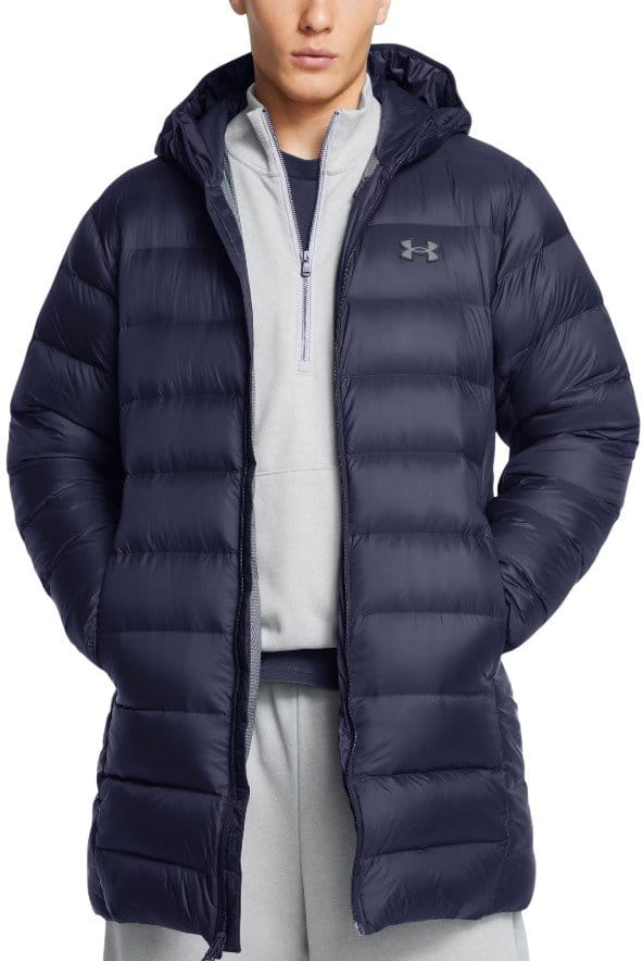 Kurtka z kapturem Under Armour LEGEND DOWN PARKA-BLU