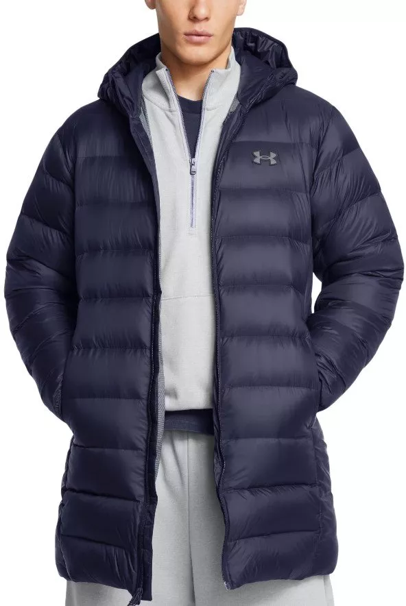 Kurtka z kapturem Under Armour LEGEND DOWN PARKA-BLU