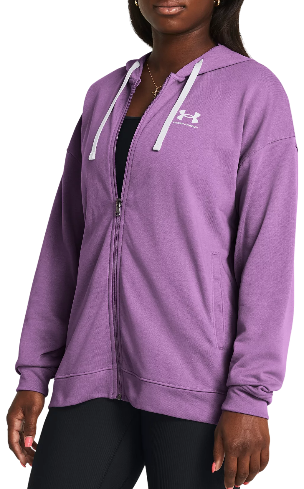 Kapucnis melegítő felsők Under Armour Rival Terry Oversized Full-Zip Hoodie