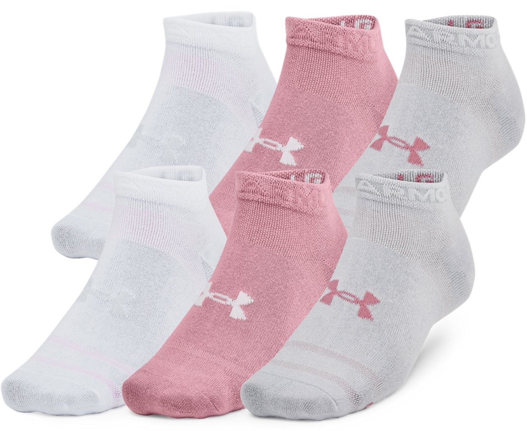 Ponožky Under Armour Unisex UA Essential 6pk Low-PNK