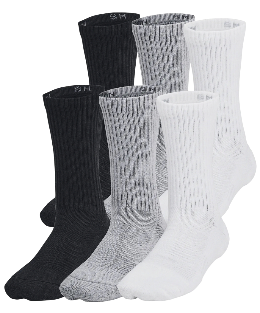 Sosete Under Armour Youth UA TC 6pk Crew