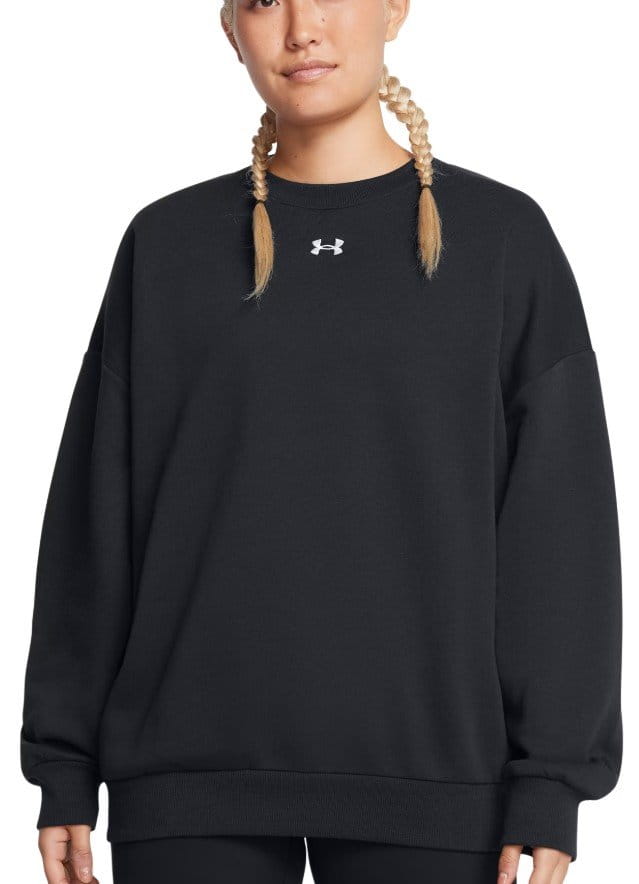 Under Armour Rival Fleece OS Crew-BLK Melegítő felsők