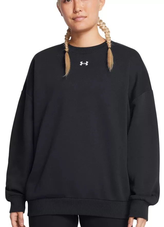 Under Armour Rival Fleece OS Crew-BLK Melegítő felsők