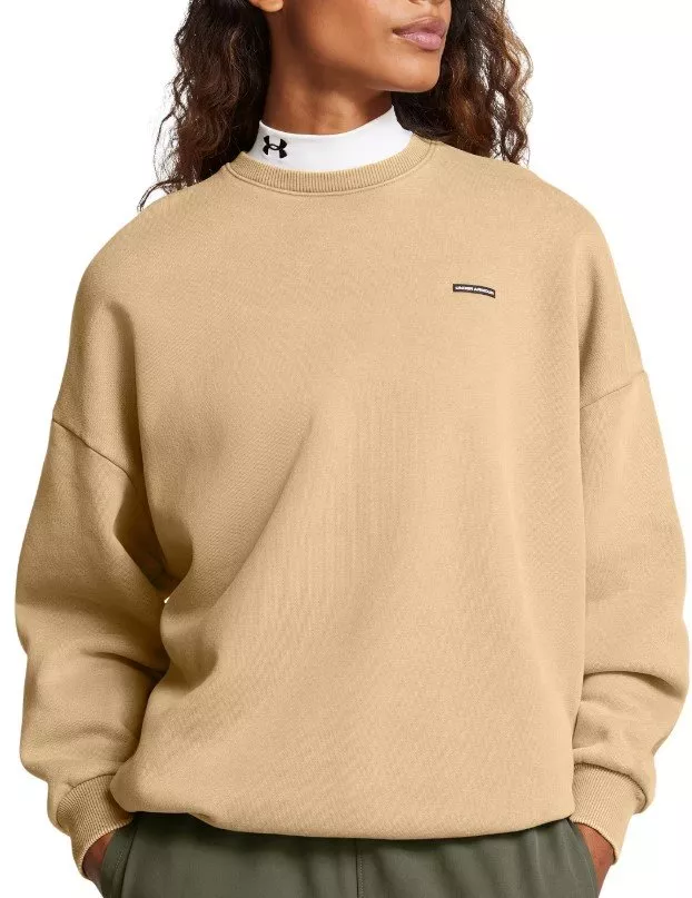 Sweatshirt Under Armour UA Icon HWT Flc OS Crew-BRN