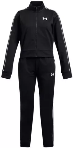 UA Icon Knit Crop Tracksuit-BLK