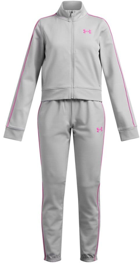Set Under Armour UA Icon Knit Crop Tracksuit-GRY