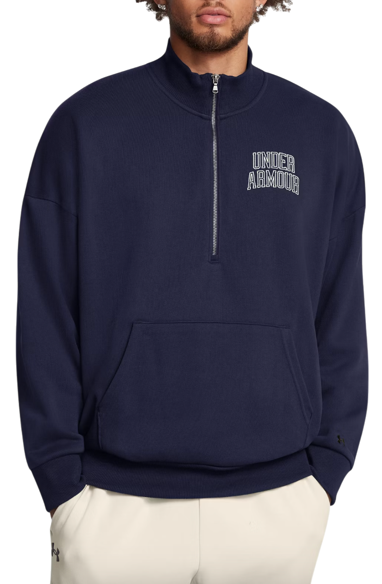 Pánská lifestyle mikina Under Armour Icon HWT Terry OS 1/2 Zip