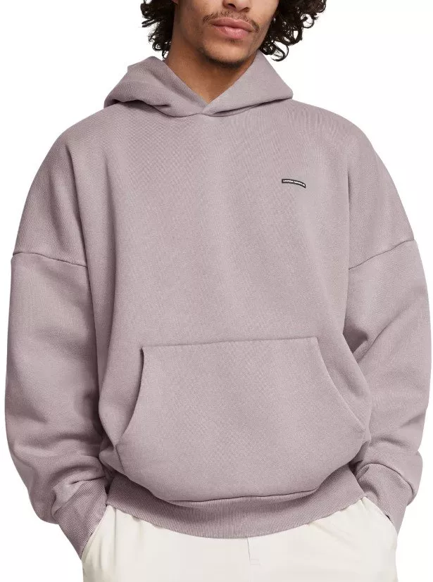 Under Armour UA Icon HWT Flc Wash OS Hood-GRY Kapucnis melegítő felsők