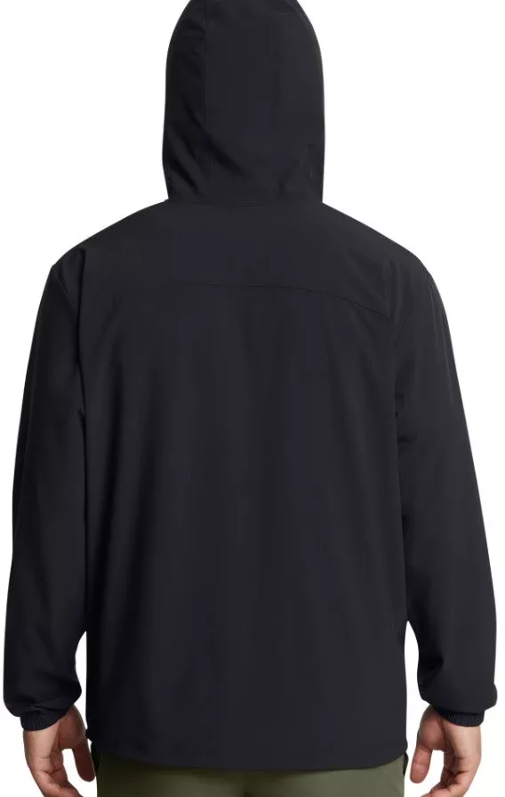 Kurtka z kapturem Under Armour UA Vibe Woven Windbreaker-BLK