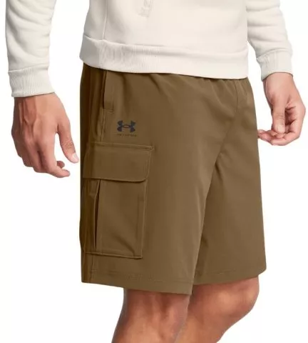 UA Vibe Woven Cargo Short-BRN