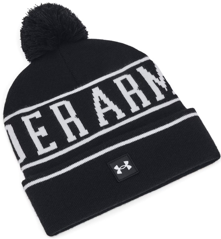 Čepice Under Armour M Halftime Pom Beanie-BLK