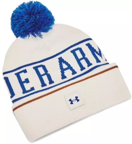 M Halftime Pom Beanie-WHT