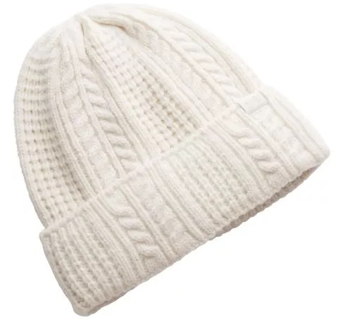 W Halftime Cable Knit Beanie