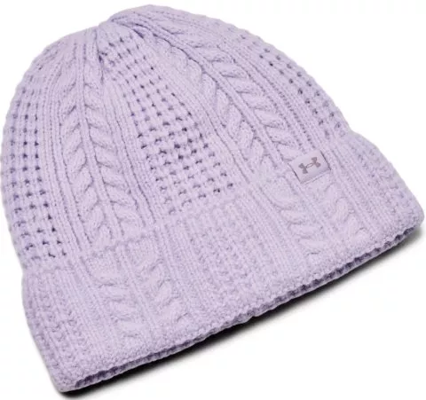 W Halftime Cable Knit Beanie-PPL