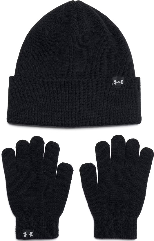 Čepice Under Armour G Beanie/Glove Combo-BLK