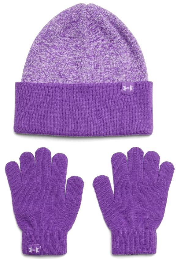 Čepice Under Armour G Beanie/Glove Combo-PPL