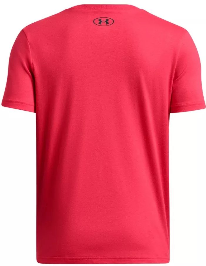 Tričko Under Armour UA B GLITCH LOCKERTAG SS-RED