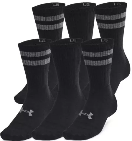 UA Essential 6pk Crew-BLK