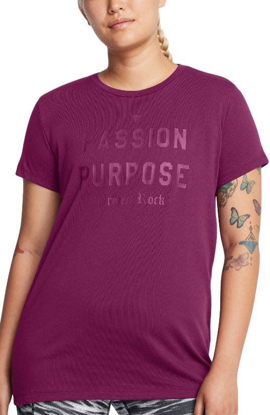 T-shirt Under Armour UA Pjt Rck W HWT Passion SS-PPL