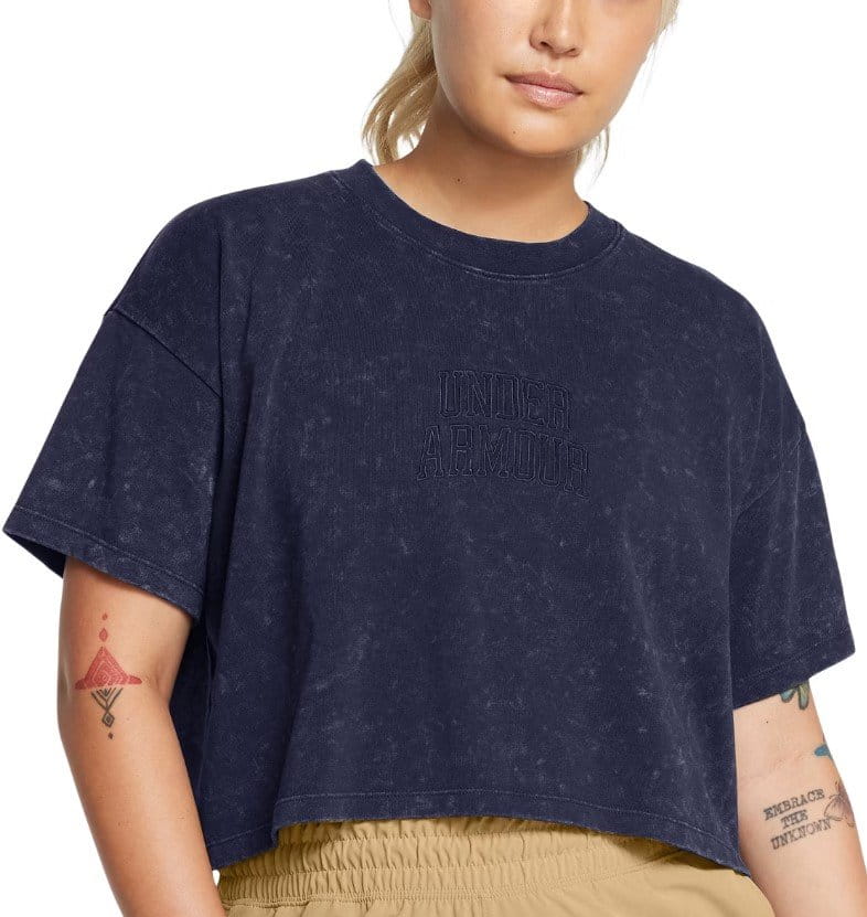 Majica Under Armour UA W VARSITY CROP HW SS-BLU