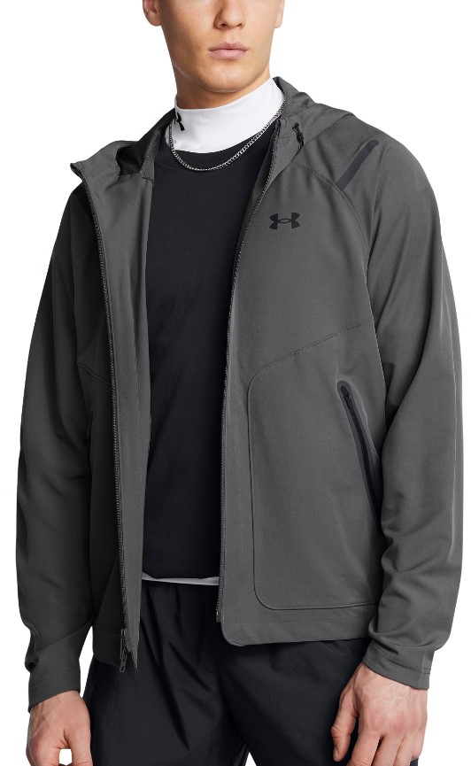 Under Armour UA Unstoppable Jacket LC-GRY Hoodie, L, Grijs