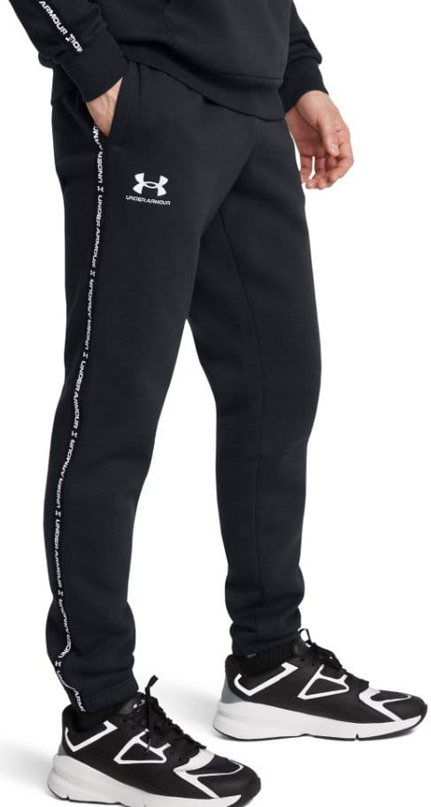 Spodnie Under Armour UA Icon Fleece Jgr Taping-BLK