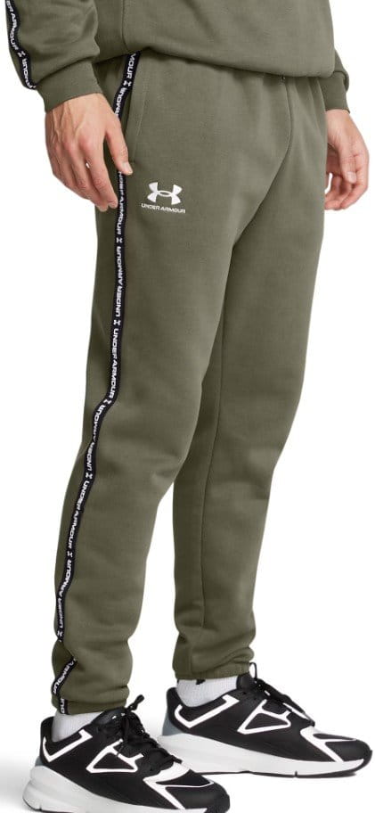 Broeken Under Armour UA Icon Fleece Jgr Taping-GRN