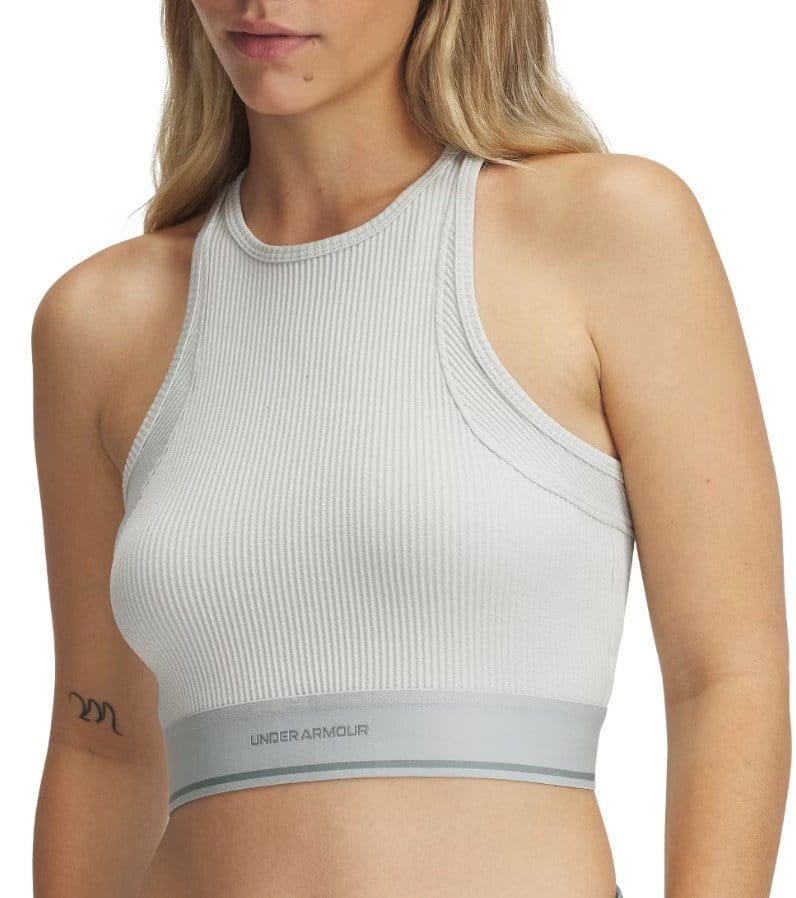 Majica brez rokavov Under Armour UA Meridian Rib Branded Tank