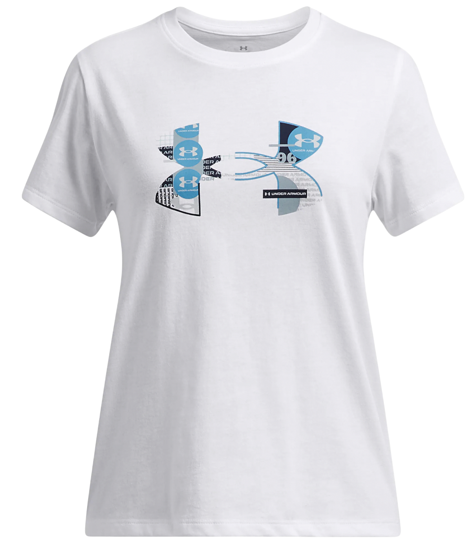 Dívčí sportovní tričko s krátkým rukávem Under Armour Big Logo Fill