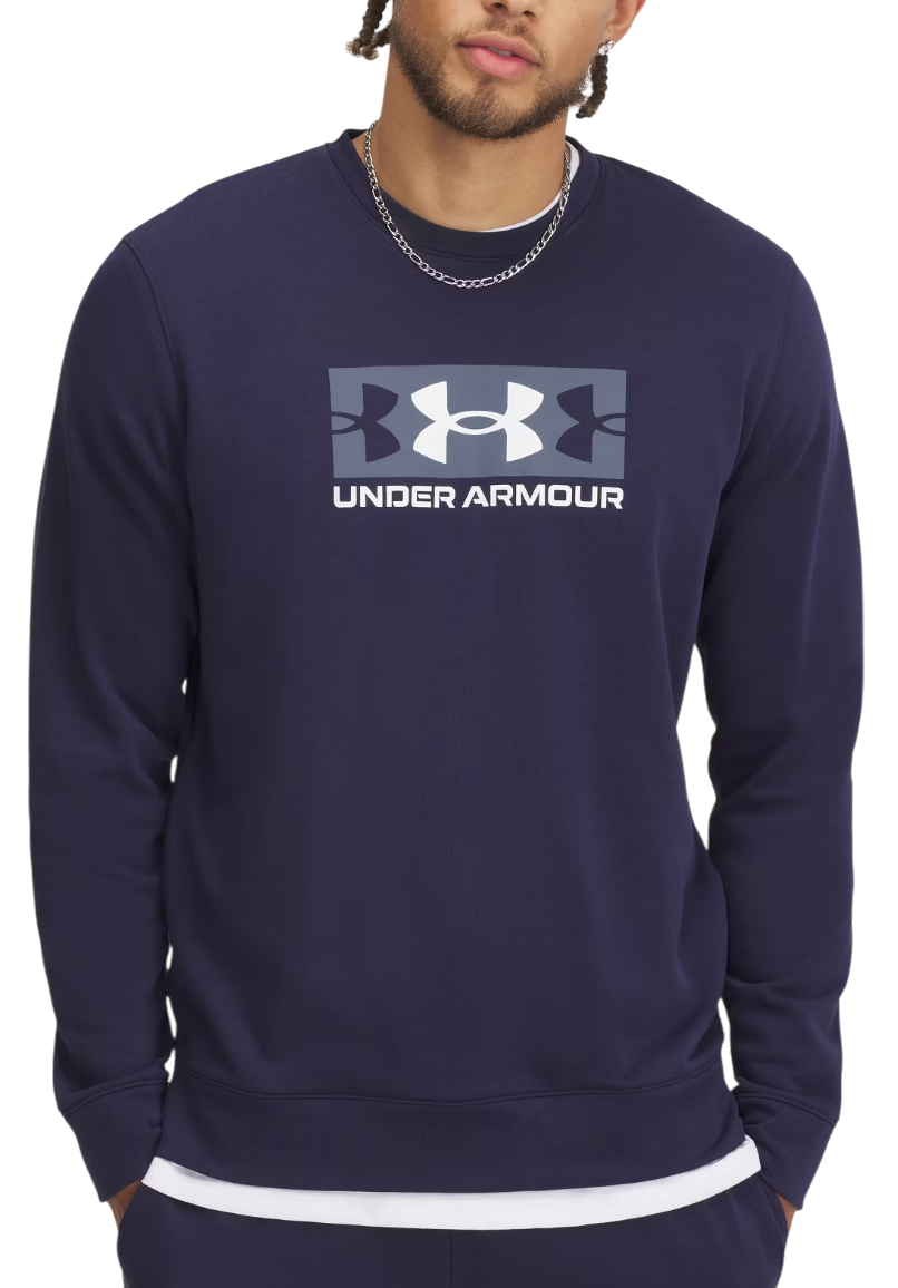 Langarm-T-Shirt Under Armour UA Rival Terry Logo Crew Q2