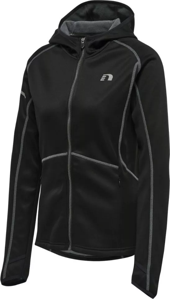 Jakke med hætte Newline Base Warm Up Jacke Running