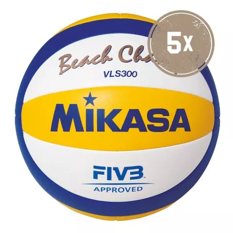 5ER BALLPAKET BEACH CHAMP VLS 300 DVV BEACHVOLLEYBALL