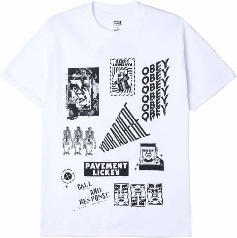Obey x Pavent Licker Test Print T-Shirt