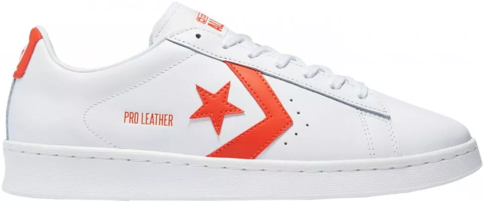 Converse pro leather white red best sale