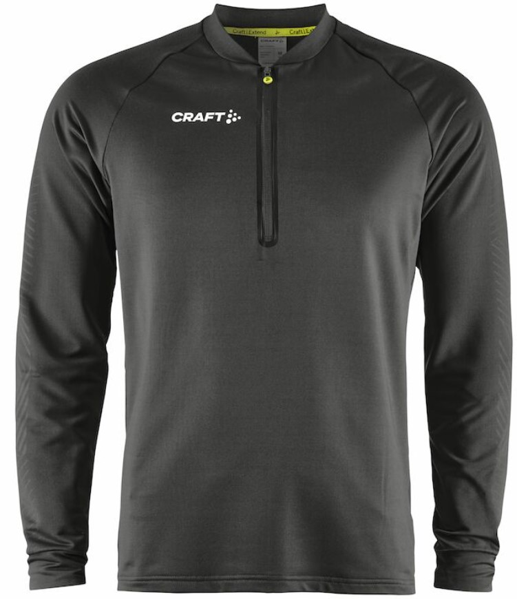 Craft Extend Half Zip M Sweatshirt, 7, Groen