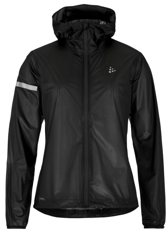 Craft PRO HYDRO LIGHTWEIGHT JACKET W Hoodie, L, Zwart