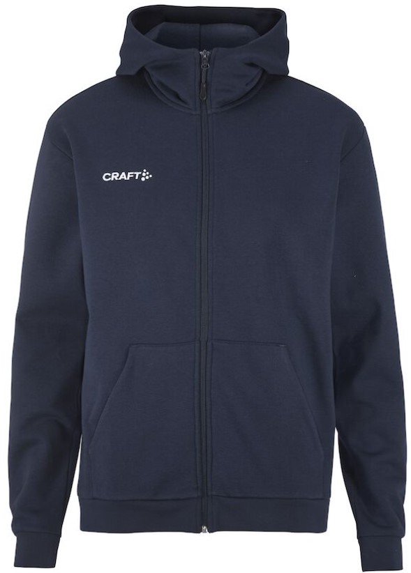 Craft Community 2.0 Logo FZ Hoodie M Sweatshirt met capuchon, 6, Blauw